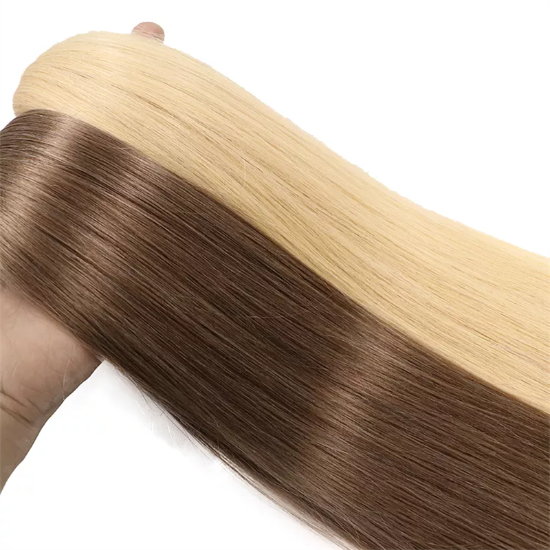 Flat Weft 100% Virgin Remy Hair High Quality No Shedding Flat Weft Hair Extension